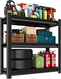Metal Garage Shelving Unit, Heavy Duty Adjustable Storage Rack, Steel Shelving by Notmise