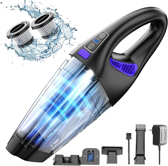 Handheld Car Vacuum Cordless, 18000Pa 160W Car Vacuum Cleaner, 30Min Powerful by Unknown