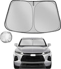 Windshield Sun Shade for 2019-2024 2025 Che-vrolet/Chevy Blazer Foldable Sun by Fonowka