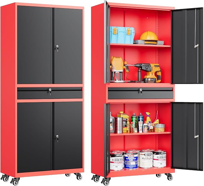 SISESOL Metal Storage Cabinet by SISESOL
