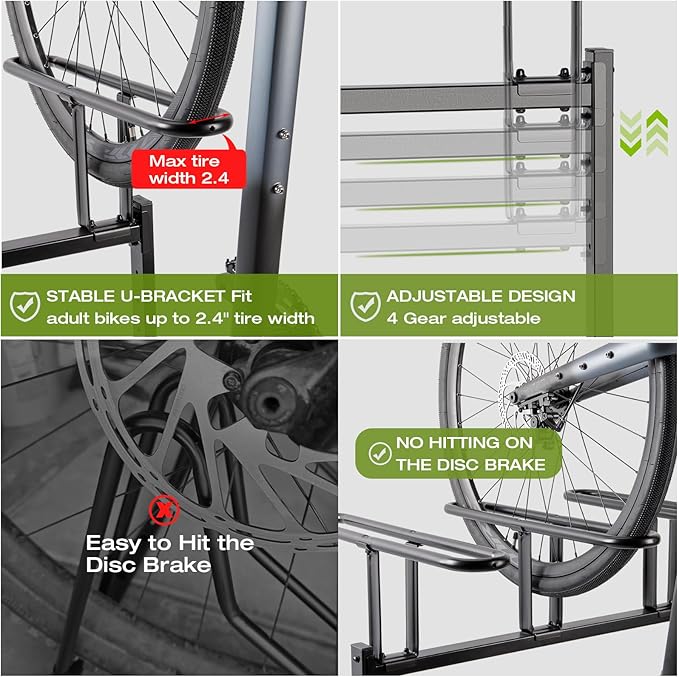 CXWXC 3/5 Bikes Stand Rack - Image 4