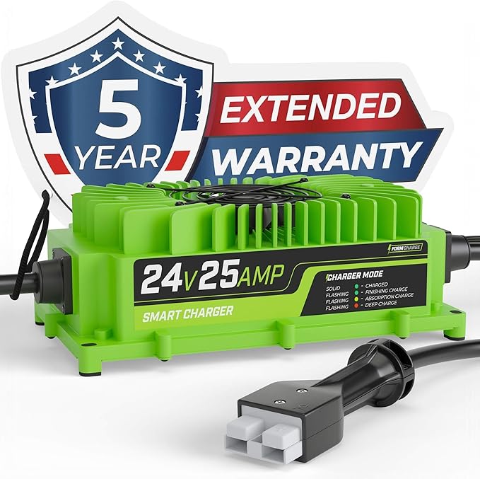 FORM 24 Volt Battery Charger for Genie Skyjack, JLG Scissor Lift, Electric by FORM