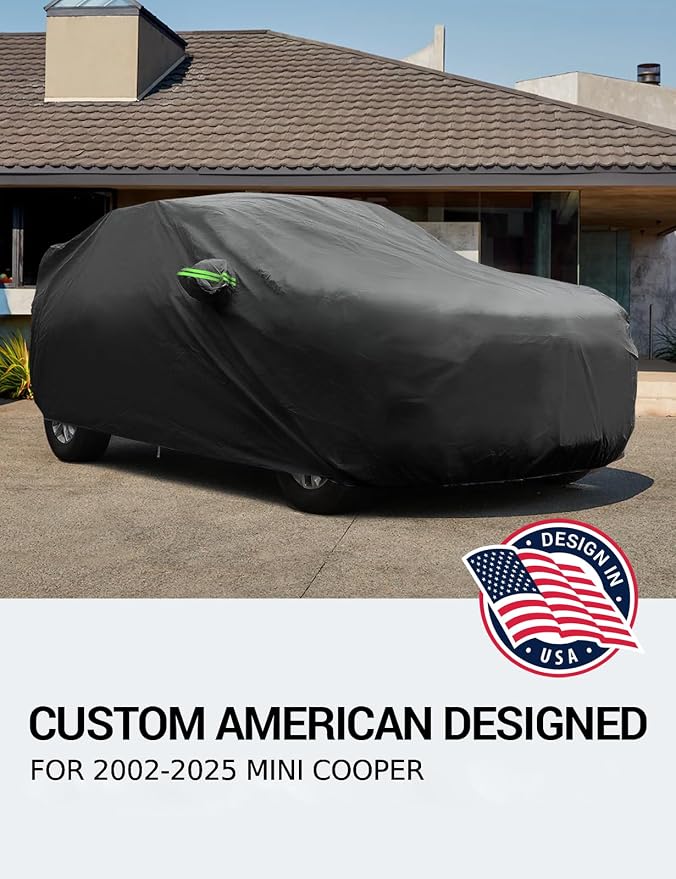 Proadsy 2025 Upgrade Car Cover for Mini Cooper 2002-2024 2025, Waterproof All - Image 2