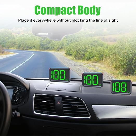GPS Digital Speedometer for Car MPH, Universal HUD Speed Meter - Image 4