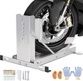CXRCY Motorcycle Wheel Chock Stand, Anti-Rust Stainless Steel by CXRCY