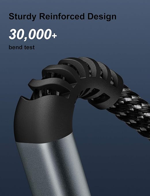 Short Lightning Cable 1FT 3Pack 12 inch iPhone Charger USB Fast Nylon Braided - Image 2