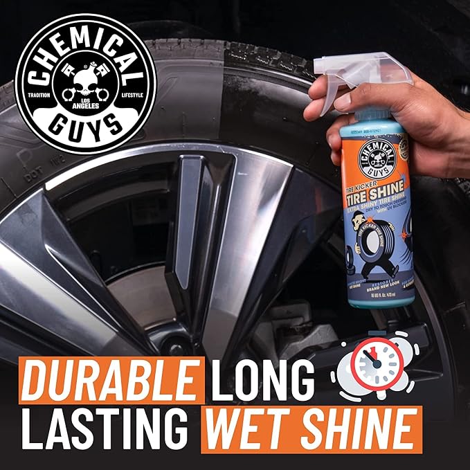 Chemical Guys Tire Kicker Sprayable Extra Glossy Tire Shine - Image 3