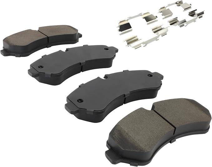 Premium Semi-Metallic Rear Brake Pads Compatible - Image 2