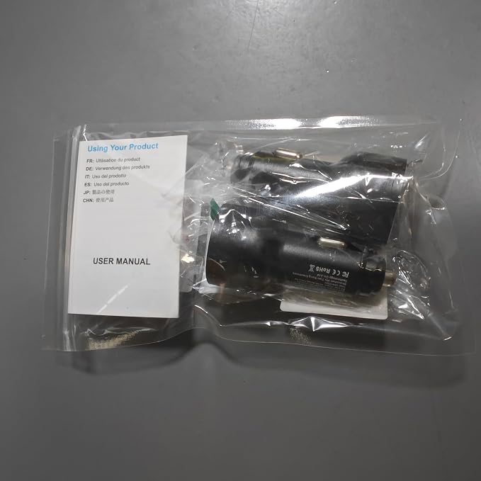 Car Charger USB C, Dual USB-C & USB-A Car Phone Charger Adapter Accessories - Image 12