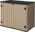 GOOBED Horizontal Shed with Padlock Latch, Outdoor Storage Shed by GOOBED