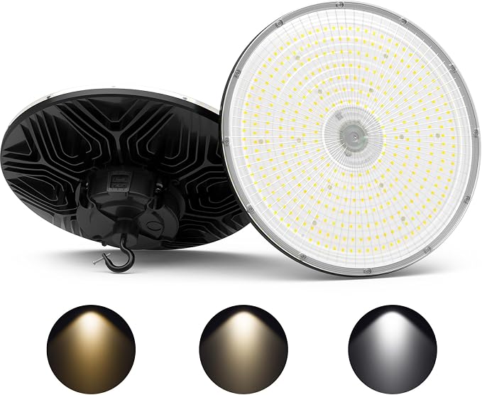 BBESTLED 3Pack UFO LED Low Bay Light 4000K 80W 100W 150W 21, 000Lumen 3000K - Image 7