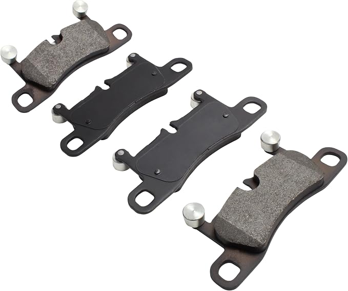 Premium Semi-Metallic Rear Brake Pads Compatible - Image 2