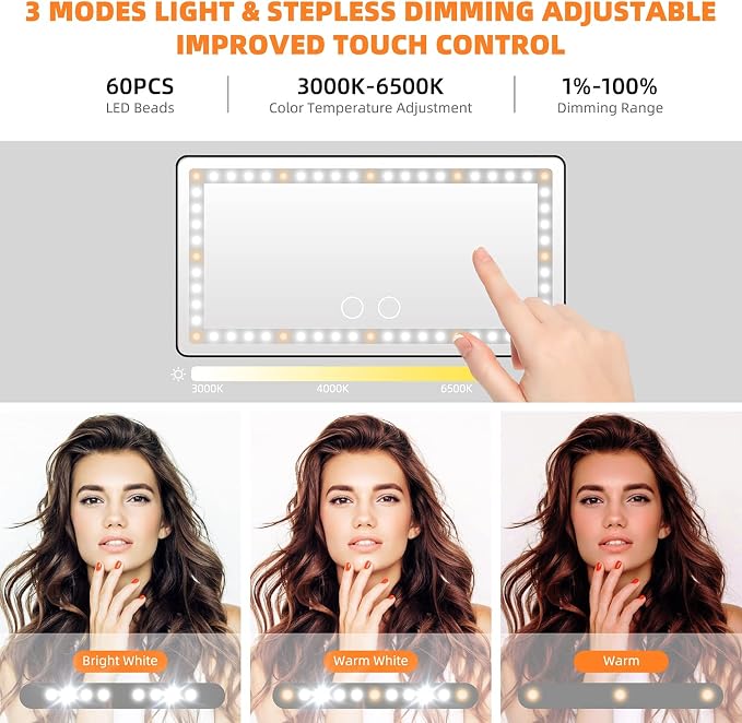 Car Sun Visor Vanity Mirror, - Image 3