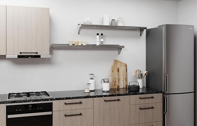 AmGood 48" Long X 8" Deep Stainless Steel Wall Shelf | NSF Certified | - Image 7