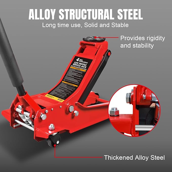 BIG RED Hydraulic Low Profile Service/Floor Jack - Image 4