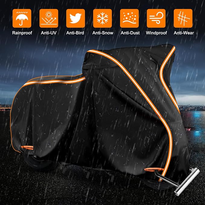 420D Waterproof Motorcycle Cover - Image 4