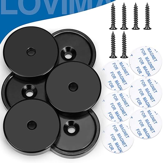LOVIMAG Magnets with Holes, 110 lb+ Waterproof Strong Neodymium Cup Disc - Image 5