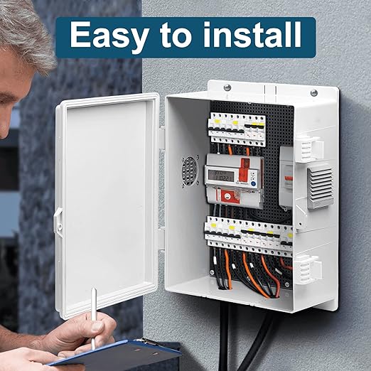 Outdoor Electrical Junction Box, ABS Water Resistant Enclosure - Image 3
