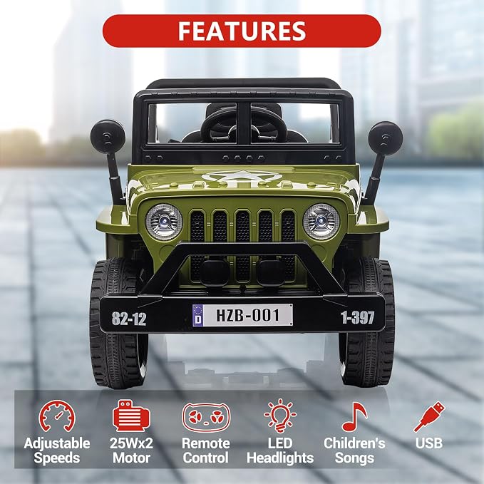 Ride On Car, 12V Electric Car for Kids - Image 4