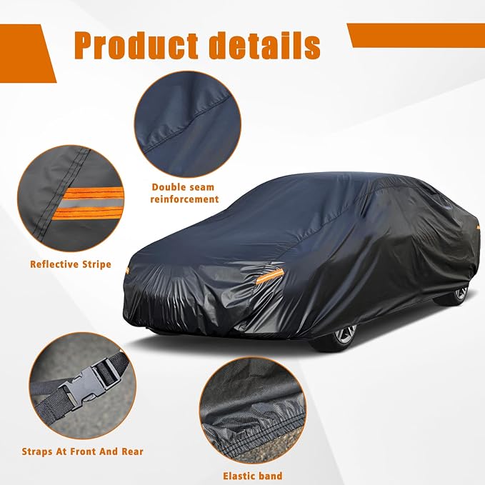 Kayme 7 Layers Car Cover Custom Fit - Image 5