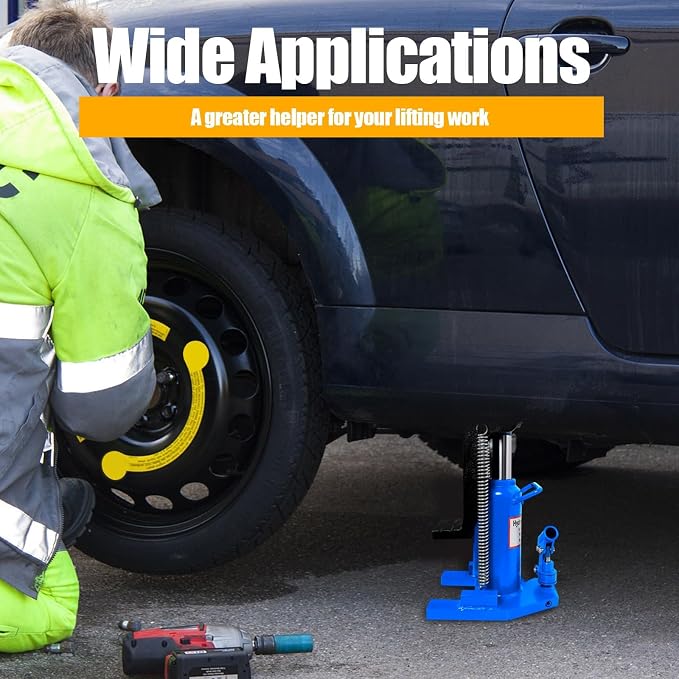 Hydraulic Toe Jack Lift, 10 Tons to 20 Tons, Stainless Steel Air Hydraulic Claw - Image 7