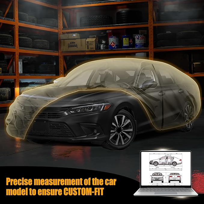 Waterproof Car Covers Replace for 2007-2025 Honda Accord, Windproof Bands for - Image 8
