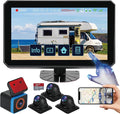 6CH AI WiFi GPS Sentry Mode RV Backup Camera System 10.1" Touch Screen Monitor by VESSTECH