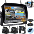 Wireless Backup Camera for RV Truck Trailer Camper Bus 5th Wheel 3 Rear/Side by DOUXURY
