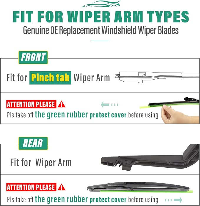 26" 15" 11" Windshield Wiper Blades Replacement - Image 8