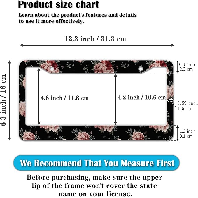Fun License Plate Frame Protector License Plate Frames - Image 2