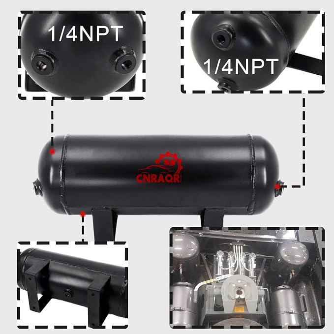 3 Gallon Air Tank with 200PSI Air Compressor - Image 4