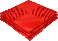 24 Pack 16"x16" Interlocking Garage Floor Tiles by HTWELL