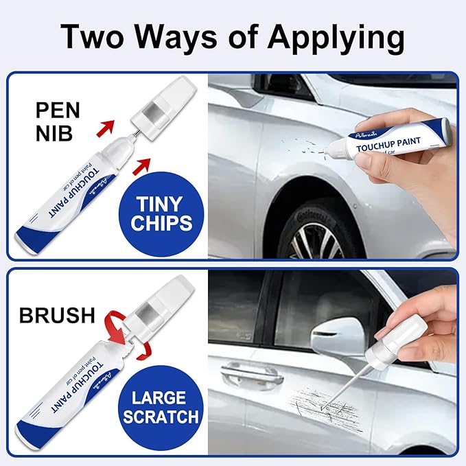 Bright White Touch Up Paint for Dodge-Exact Match–Chips and Nicks Car Paint - Image 3