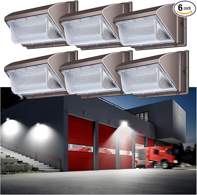 120W LED Wall Pack Outdoor, Super Bright Wallpack Lights, 5000K IP65 Waterproof by TOMOURD