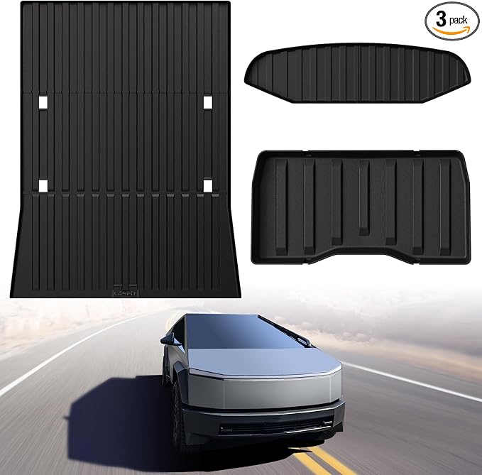 LASFIT Truck Bed Mat for Tesla Cybertruck 2024 2025 2023 6FT Bed Liner Car by LASFIT