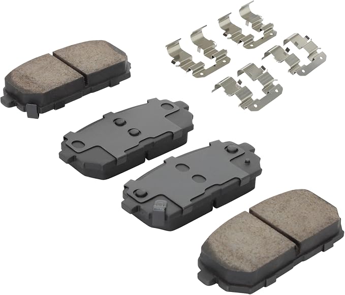 Premium Ceramic Rear Brake Pads Compatible - Image 2
