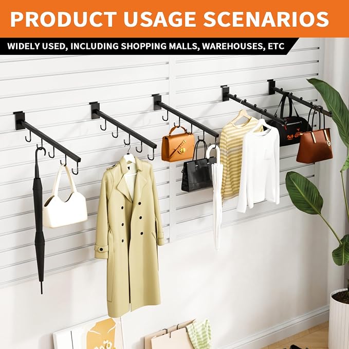 10-Pack 17-Inch Slatwall Waterfall Display Hooks - Image 8