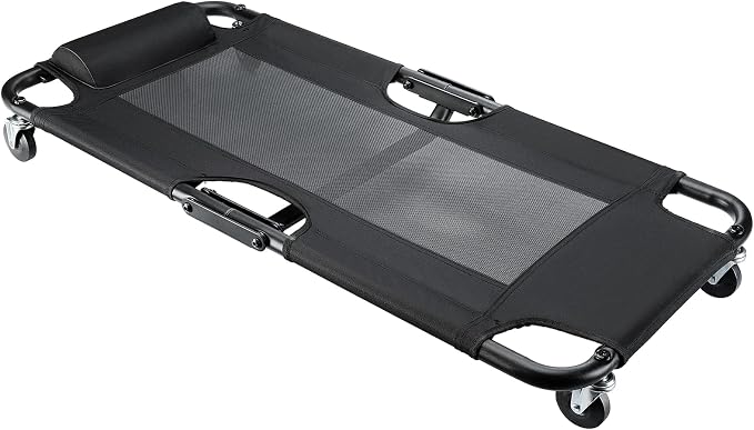 WORKPRO Foldable Mesh Creeper, 40-Inch Automotive Creeper by WORKPRO