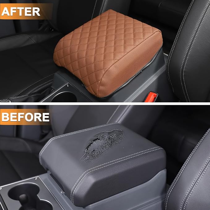 Car Armrest Box Cover Protector Compatible - Image 2