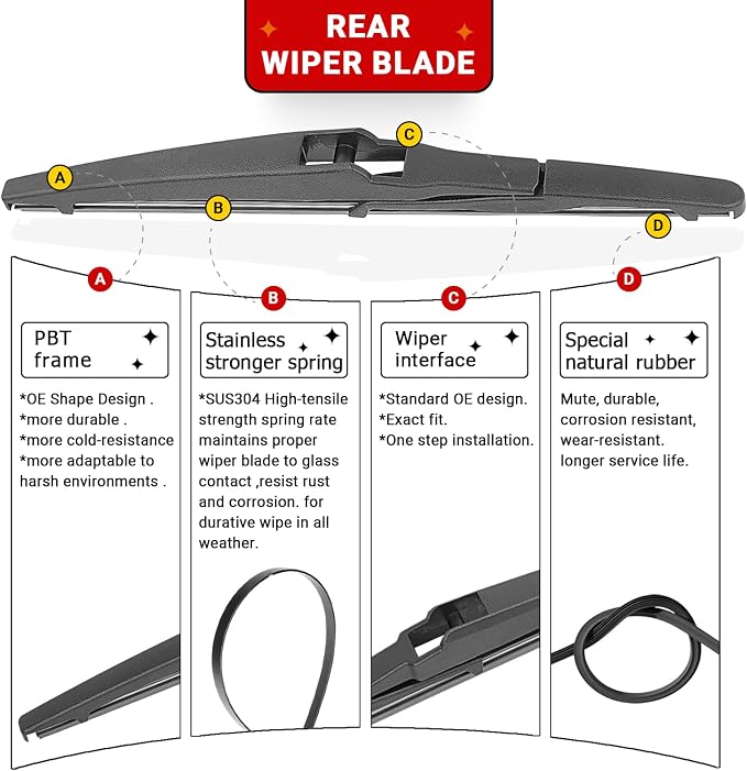 Windshield Wiper Blade Set Replacement - Image 6