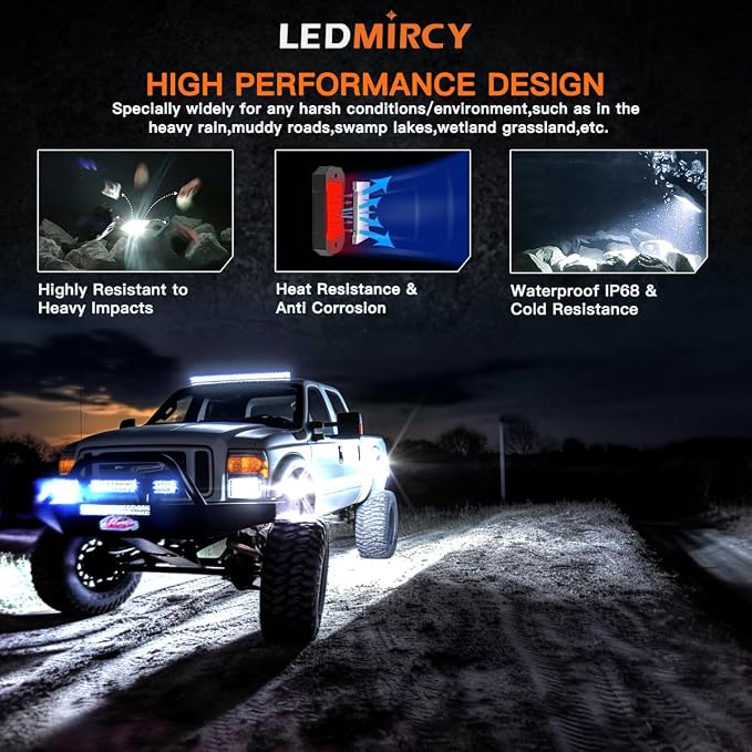 R4 Pure White LED Rock Lights Kit - Image 2