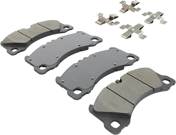 Premium Semi-Metallic Front Brake Pads Compatible - Image 2