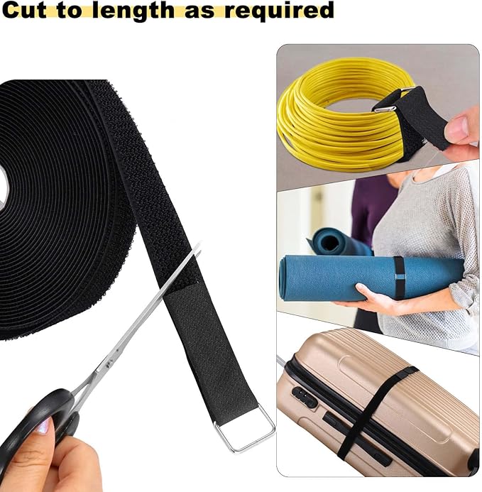 1"x32ft Hook and Loop Straps - Image 2
