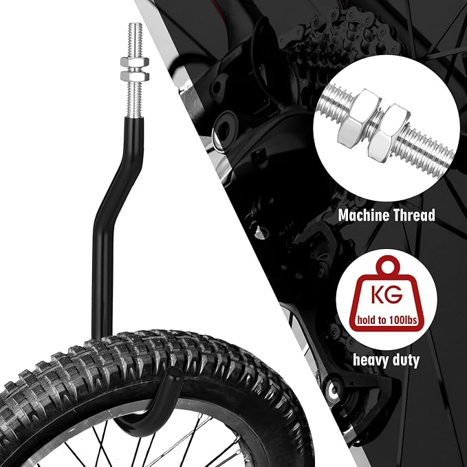 Shimeyao 8 Pcs Machine Thread Bicycle Storage Hook - Image 4