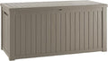 200 Gallon Lockable Resin Deck Box, Waterproof & UV-Resistant Outdoor Storage by Home