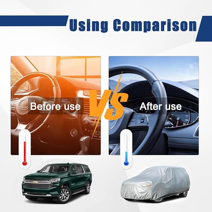 Kayme 6 Layers SUV Car Cover Custom Fit - Image 4