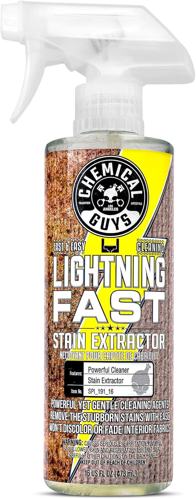Chemical Guys SPI_191_16 Lightning Fast Carpet and Upholstery Stain Extractor by ChemicalGuys