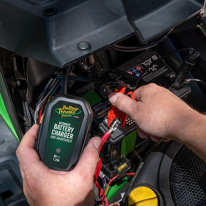 Battery Tender Junior 8V, 1.25 AMP Car Battery Charger and Maintainer: Fully - Image 8