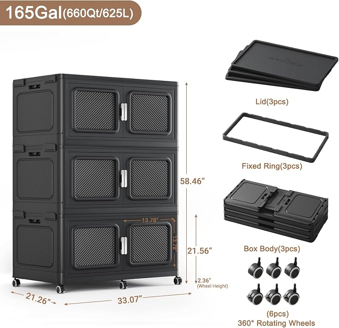 660 Qt Stackable Storage Bin - Image 2