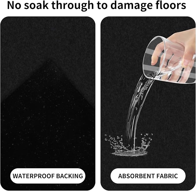 17' x 7'4" Oil Spill Mat, Garage Floor Mat, Premium Absorbent Oil Pad, - Image 4